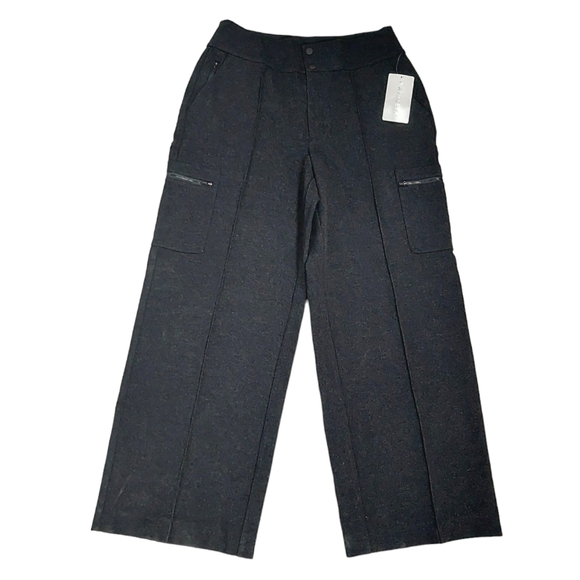 Athleta Venice Heathered Charcoal Grey Cargo Pants - Picture 4 of 13